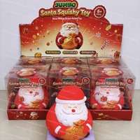 Jouets Squishy de Noël, Père Noël géant, jouet Squishy doux à remontée lente, sensoriel, anti-stress, cadeau, vente en gros