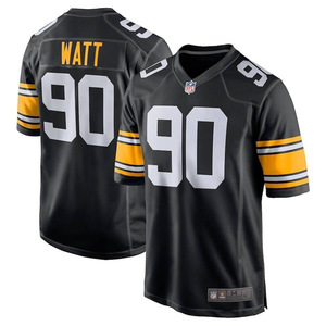 <span class=keywords><strong>Maillot</strong></span> de football américain <span class=keywords><strong>NFL</strong></span> 2026 à manches courtes en polyester, broderie et impression en relief, <span class=keywords><strong>Steelers</strong></span> Deuxième Génération - Product Image 1