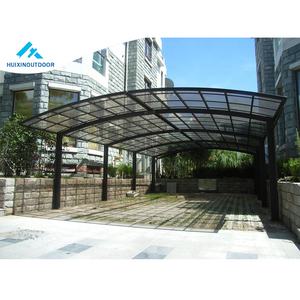 Carports à double toit en aluminium polycarbonate pour <span class=keywords><strong>2</strong></span> <span class=keywords><strong>voitures</strong></span> - Product Image 6