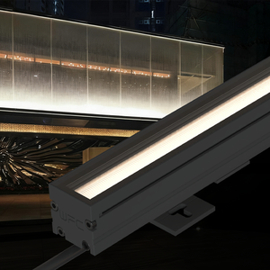 Tubes <span class=keywords><strong>LED</strong></span> RGB en aluminium étanches IP66 DMX pour éclairage mural <span class=keywords><strong>extérieur</strong></span>, éclairage linéaire de façade pour l'aménagement paysager et l'éclairage des contours de bâtiments - Product Image 1
