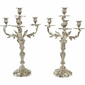 Candélabre de table de mariage à 5 bras de haute qualité finition en métal doré bougeoir décoratif de noël fait à la main - Product Image 2