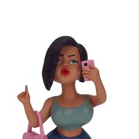 Figurine élégante en résine fabriquée à la main pour la décoration de la maison moderne, cadeau de collection tendance