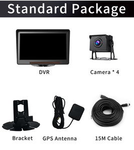 4G 10.1 Inch 2G+32G Android 9.0 Truck <strong>DVR</strong> Camera 4 Channels GPS Navigation WiFi BT Video Recorder Monitor - Product Image 6