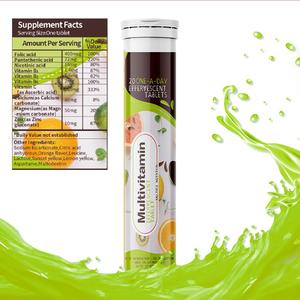 OEM grosir Label pribadi tablet Effervescent <span class=keywords><strong>Multivitamin</strong></span> untuk dewasa tablet Effervescent Vitamin C kesehatan imun 4g - Product Image 3