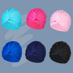 <span class=keywords><strong>Gorro</strong></span> de Natación de Poliéster para Mujer, Alta Elasticidad, Impermeable, Duradero, Protección para los Oídos, Logotipo Personalizado - Product Image 3