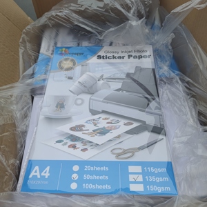 <span class=keywords><strong>กระดาษ</strong></span>สติกเกอร์ภาพถ่ายแบบมันเงา พรีเมียม 115 กรัม 135 กรัม 150 กรัม ขนาด A4/A3 สำหรับ<span class=keywords><strong>เครื่อง</strong></span>พิมพ์อิงค์เจ็ท กันน้ำ - Product Image 6