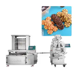 Máquina para hacer galletas rellenas de dos colores de alta precisión