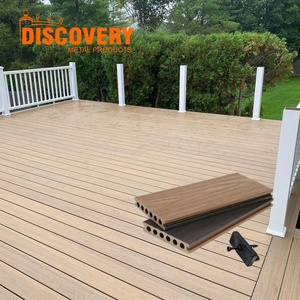 Planches de terrasse en WPC co-extrudé, imperméables, résistantes aux UV, revêtement de <span class=keywords><strong>sol</strong></span> composite pour projets aux États-Unis, en Europe et en Australie - Product Image 2