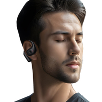 USAMS OWS Casque d'écoute à deux oreilles sans fil sport Écouteurs ouverts sans fil avec microphone