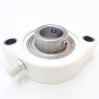 Unités de roulements à insert en acier inoxydable avec bride en plastique blanc CTL204 CFL204/USFD204