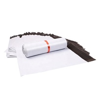 Sac de courrier Express imprimé personnalisé, sacs blancs et noirs, emballage d'expédition, enveloppe Poly mail, sac de courrier
