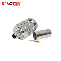 Factory Directly Sales 75 Ohm BNC Connector 12GHZ-SDI RF Coaxial Connector BNC Connector Manufacturer