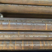 Tubería de Acero sin Costura API 5L PSL2 GR X80 OD 88.9mm WT 8.36mm para la Construcción de Plataformas Marinas