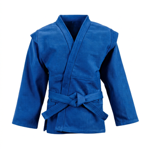 เสื้อแจ็คเก็ต Sambo สําหรับศิลปะการต่อสู้สวมชุด Sambo ผ้าฝ้าย 100% โลโก้และขนาดที่กําหนดเอง - Product Image 1