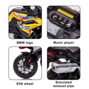 Moto électrique pour enfants de haute qualité sous licence <span class=keywords><strong>BMW</strong></span>, batterie 12V, <span class=keywords><strong>voiture</strong></span> électrique pour bébé, moto électrique de police pour enfants - Product Image 5