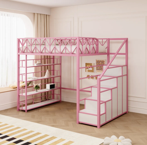 <span class=keywords><strong>Letto</strong></span> a castello in ferro multifunzionale soppalco sotto il <span class=keywords><strong>letto</strong></span> <span class=keywords><strong>singolo</strong></span> superiore e inferiore vuoto secondo piano <span class=keywords><strong>letto</strong></span> - Product Image 3