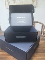 Boîte d'expédition en carton ondulé E-Flute personnalisée avec logo imprimé, recyclable, en kraft, certifiée ISO, vente en gros directe usine