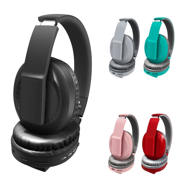 New Wireless Headset Strong Bass Subwoofer Type-C USB Connectors Stereo Channel Folding Bluetooth Headphones