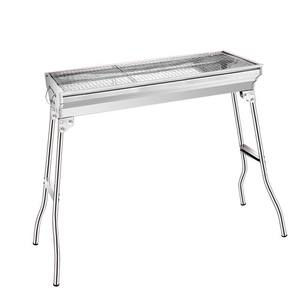 เตาบาร์บีคิวสแตนเลสแบบพกพาพับได้อเนกประสงค์สำหรับใช้กลางแจ้ง พร้อมคุณสมบัติการใช้ถ่าน - Product Image 2