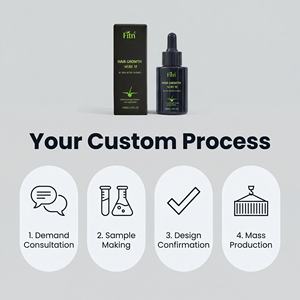 โลชั่นบำรุงผมสมุนไพรธรรมชาติสำหรับผู้ทานมังสวิรัติ ผลิตตามความต้องการของผู้ผลิต บำรุงหนังศีรษะ ฟื้นฟูเส้นผม เซรั่มบำรุงรากผม 2-in-1 - Product Image 5