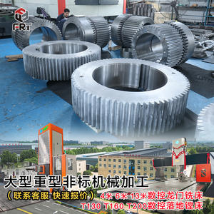 Engranajes de Transmisión para Plantas Mineras de Acero de Gran Tamaño del Fabricante de Luoyang, Piezas Mecánicas No Estándar, Anillos de Engranaje Cónicos, Engranajes Personalizados - Product Image 4