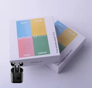 Audífonos Inalámbricos <span class=keywords><strong>Inpods</strong></span> 12 HiFi, Nuevos <span class=keywords><strong>Auriculares</strong></span> con Reducción de Ruido, Chipset JL, Control Táctil, Función Impermeable, Indicador LED de Batería - Product Image 2