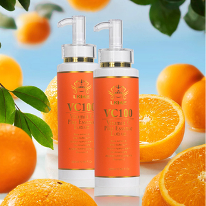 Lotion Corporelle Hydratante et <span class=keywords><strong>Éclaircissant</strong></span>e à la Vitamine C, Soin Apaisant et Réparateur Naturel à Base de Plantes de Haute <span class=keywords><strong>Qualité</strong></span>, 300ml - Product Image 3