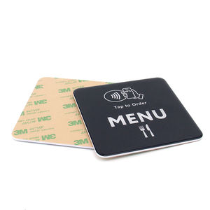 Op Maat Gemaakte <span class=keywords><strong>Nfc</strong></span>-<span class=keywords><strong>Tag</strong></span> 13.56Mhz <span class=keywords><strong>Nfc</strong></span>-Chip <span class=keywords><strong>144Byte</strong></span> Epoxy Rfid-Menutag Voor Restaurantmenuvolgorde - Product Image 4