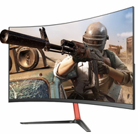 Bordure étroite Led Smart Computer Monitor Moniteur de bureau 24 ''Full hd Ips Screen 23.8 Écran incurvé