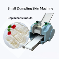 Machine entièrement automatique pour mini-raviolis ronds/carrés, 60 pièces/min, machine électrique à crêpes, à croûtes de tourtes à la viande et à nouilles