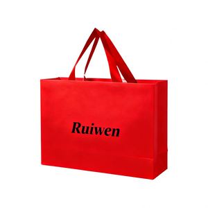 Sacs cadeaux en papier personnalisés de haute qualité, sacs en papier réutilisables pour le shopping avec votre propre logo - Product Image 6