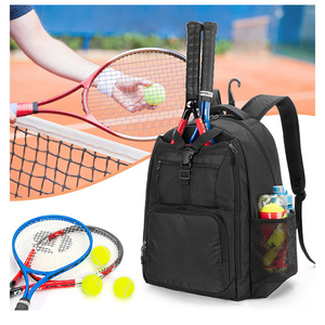 Factory Custom Large Capacity <b>Water</b> <b>Resistant</b> Portable Pattern Zipper Closure Racquet Pickleball Tennis Bags for Women Men - Product Image 4