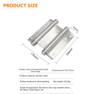 บานพับประตูสเตนเลสอโนไดซ์ดีไซน์ทันสมัยผู้ผลิตประกันการค้าจีน - Product Image 2