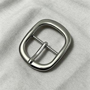 Hebilla de cinturón de metal ovalada en oro mate, cierre duradero en forma de D para cinturones de cuero de mujer, broche de moda casual para cintura - Product Image 2