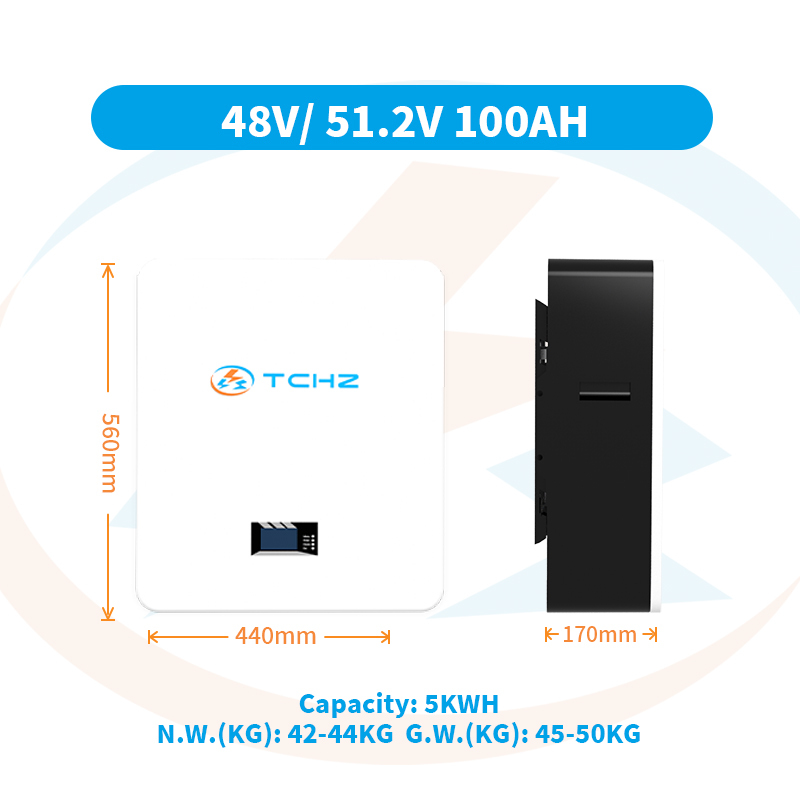 CE Wall Mounted 10kw Lithium Battery 48v 100ah 5kwh 10Kwh Home Solar Storage Battery · image 4