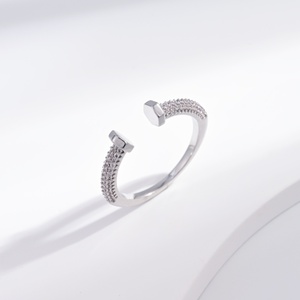 wholesale 925 plata sterling silver Luxury Gold Plated Cocktail <b>Ring</b> With Pear Cut <b>Crystal</b> Crown Shape Women Party wedding <b>rings</b> - Product Image 2