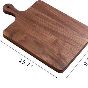 Planche à découper en bois Yifan, rectangulaire, durable, pour servir steak, pain, fromage - Product Image 4