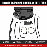 Tangki Bahan Bakar Baru Long Range 120L untuk Land Cruiser Prado 150, Tangki Diesel Tambahan dari Aluminium Alloy, untuk Ekspedisi Gurun 4x4