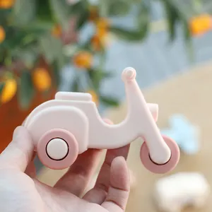 PAISEN Factory Wholesale Silicone Car Toy Baby Montessori Toy Car For Toddlers Organic Teething Silicone Toy