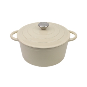 Marmite à soupe ronde profonde portable four hollandais français antiadhésif Grande marmite à ragoût <span class=keywords><strong>casserole</strong></span> en fonte émaillée - Product Image 1