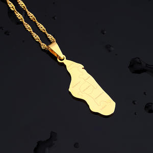 España <span class=keywords><strong>Islas</strong></span> Canarias Tenerife Gran Canaria Fuerteventura <span class=keywords><strong>La</strong></span> <span class=keywords><strong>Palma</strong></span> Lanzarote Mapa Colgante Collares Mujer Chica Joyería - Product Image 4