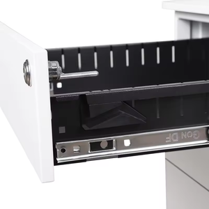 Chất lượng cao di động bệ dưới bàn sử dụng tủ kim loại <span class=keywords><strong>3</strong></span> ngăn kéo lưu trữ hồ sơ tủ với bánh xe di chuyển tập tin tủ - Product Image 5