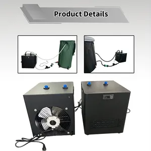 110V/60HZ 1/2 HP Water Chiller Machine Cooling Water Cool System Chilling Equipment With Filter And Pump Cool Down To 40F
