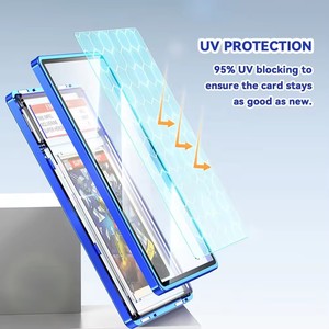 Precio de fábrica, superventas: Funda protectora magnética fuerte de aluminio UV para tarjetas graduadas, protector de parachoques para PSA BGS - Product Image 2