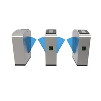 Système de contrôle d'accès ODM/OEM, reconnaissance faciale, lecteurs de cartes RFID/QR/IC, portillon tournant en acier inoxydable, protection IP55