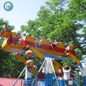 Manège manège arabe en tapis volant pour enfants en plein air attraction pour parc d'attractions en acier métallique en fibre de verre-à vendre - Product Image 5