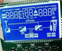 Pantalla para Internet de las Cosas con Retroiluminación LED Blanca, Brillo de 300cd/m2, Interfaz I2C, Tamaño Personalizable