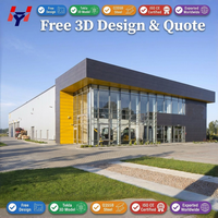 Edificio de Almacenamiento con Estructura de Acero, Oficina en Almacén, Estructura de Acero Ligero, Kit de Construcción de Fábrica para Almacenamiento Comercial