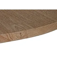 Table à manger MANGO 140x140x77cm (Prof. 140cm) avec pieds tournés