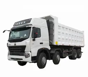 Iveco Hongyan Truk Sampah Dump Truck, Penjualan Terbaik Banyak Digunakan Tangan Kiri 8X4